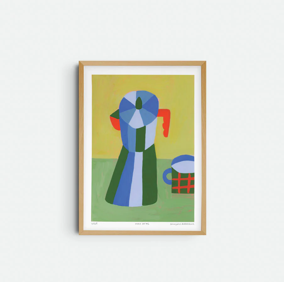 Affiche originale 'Moka Pot'