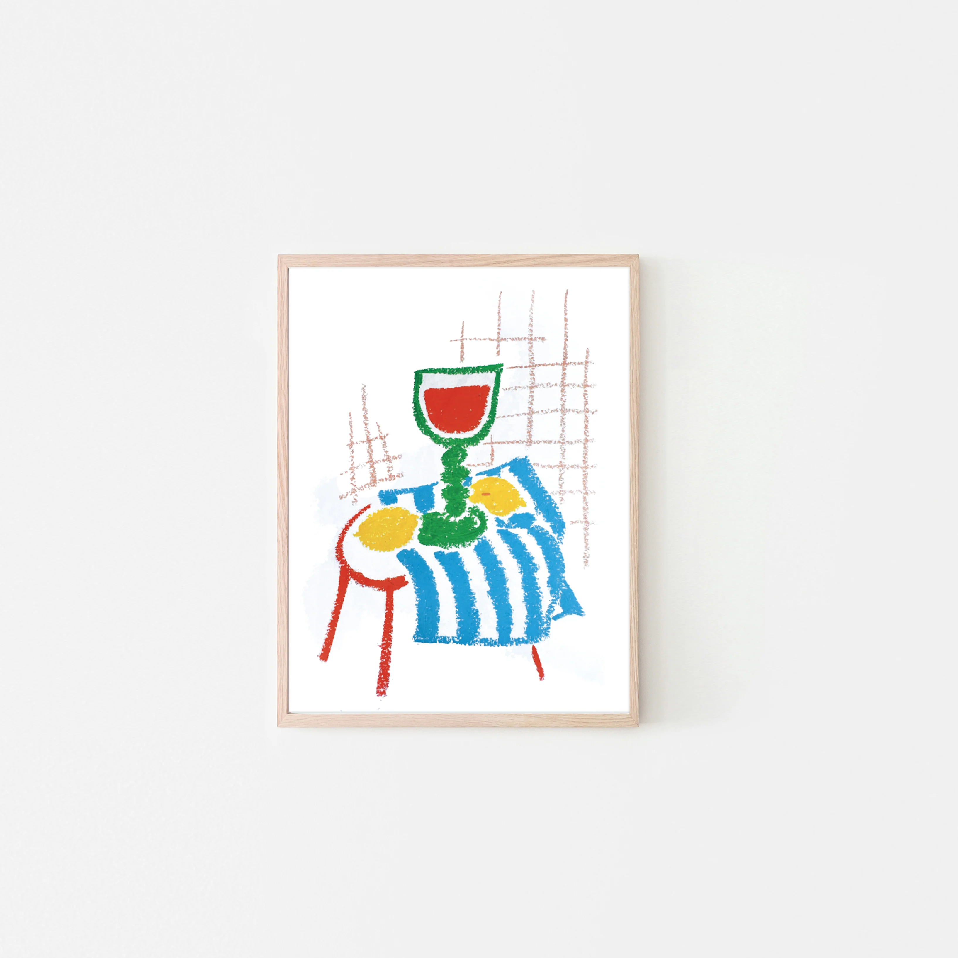 Affichette 'À table'