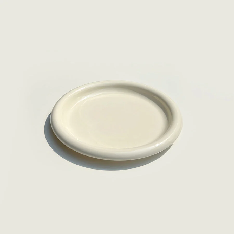 Assiette en mélamine Rolli Crème
