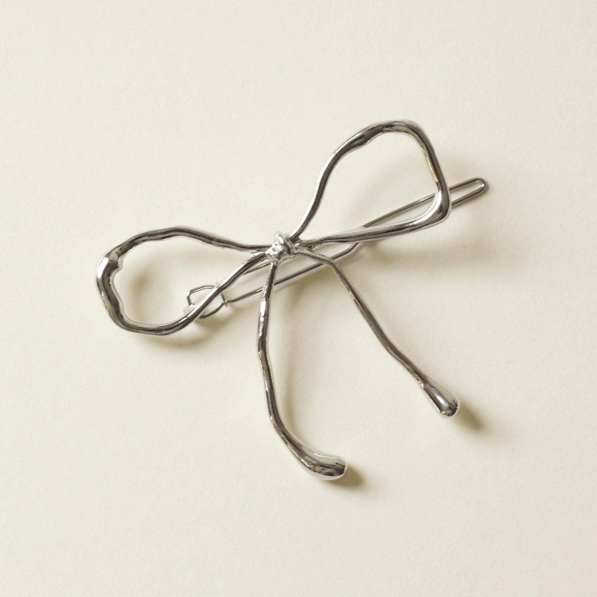 Barrette pince à cheveux métallique