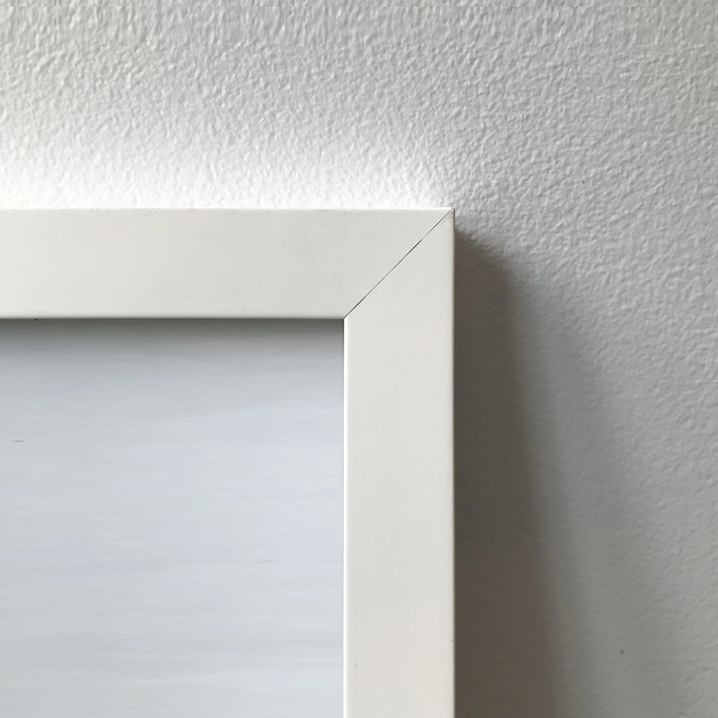 Cadre bois blanc avec vitre [16 x 20 po]