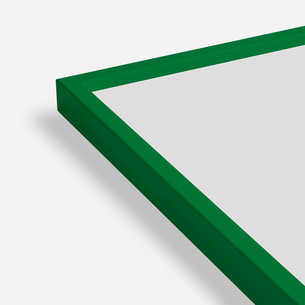 Cadre en bois vert et plexiglas [70x100cm]