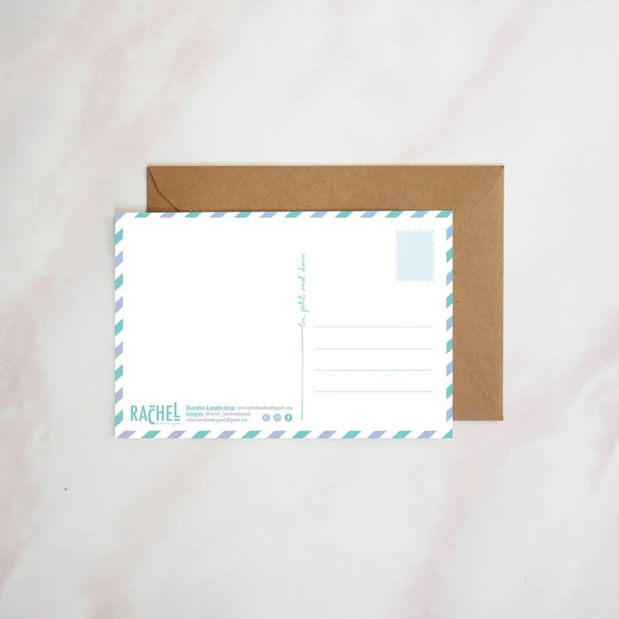 Carte postale 'Guaranteed pure milk' - Image 2
