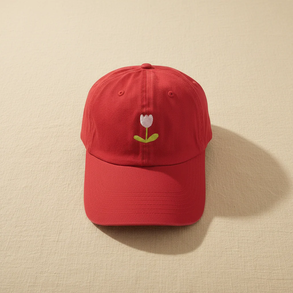 Casquette brodée La petite fleur