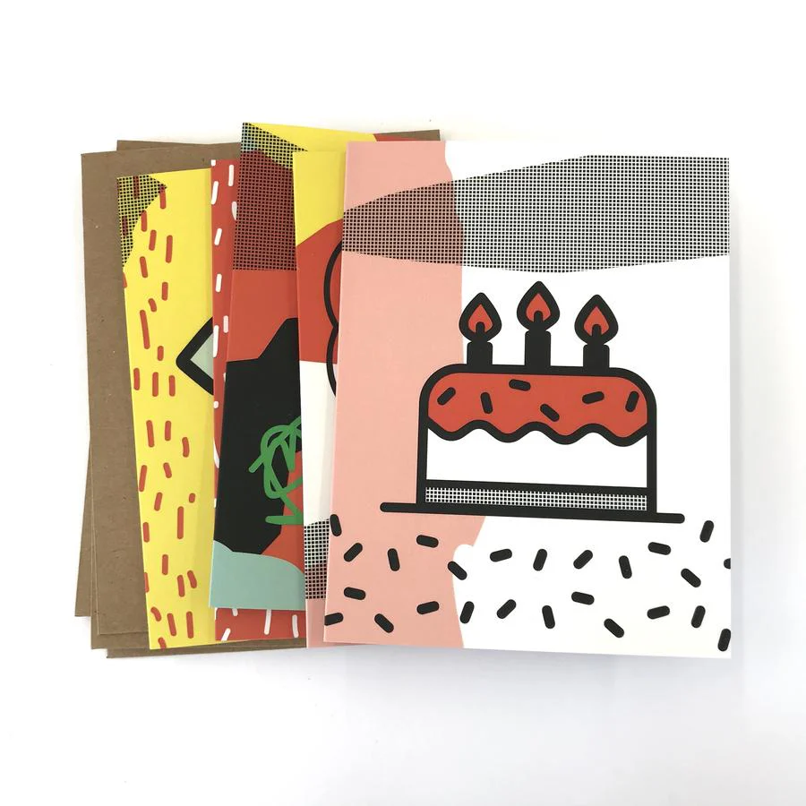 Coffret de 5 cartes variées 'Célébration' - Image 3