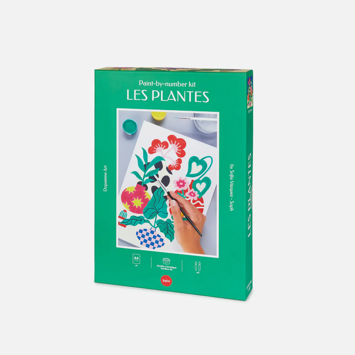 Ensemble de peinture à numéros Les Plantes