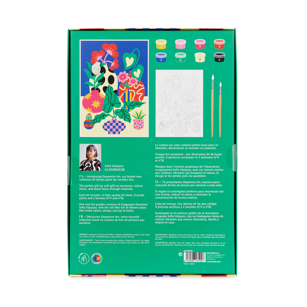 Ensemble de peinture à numéros Les Plantes - Image 5