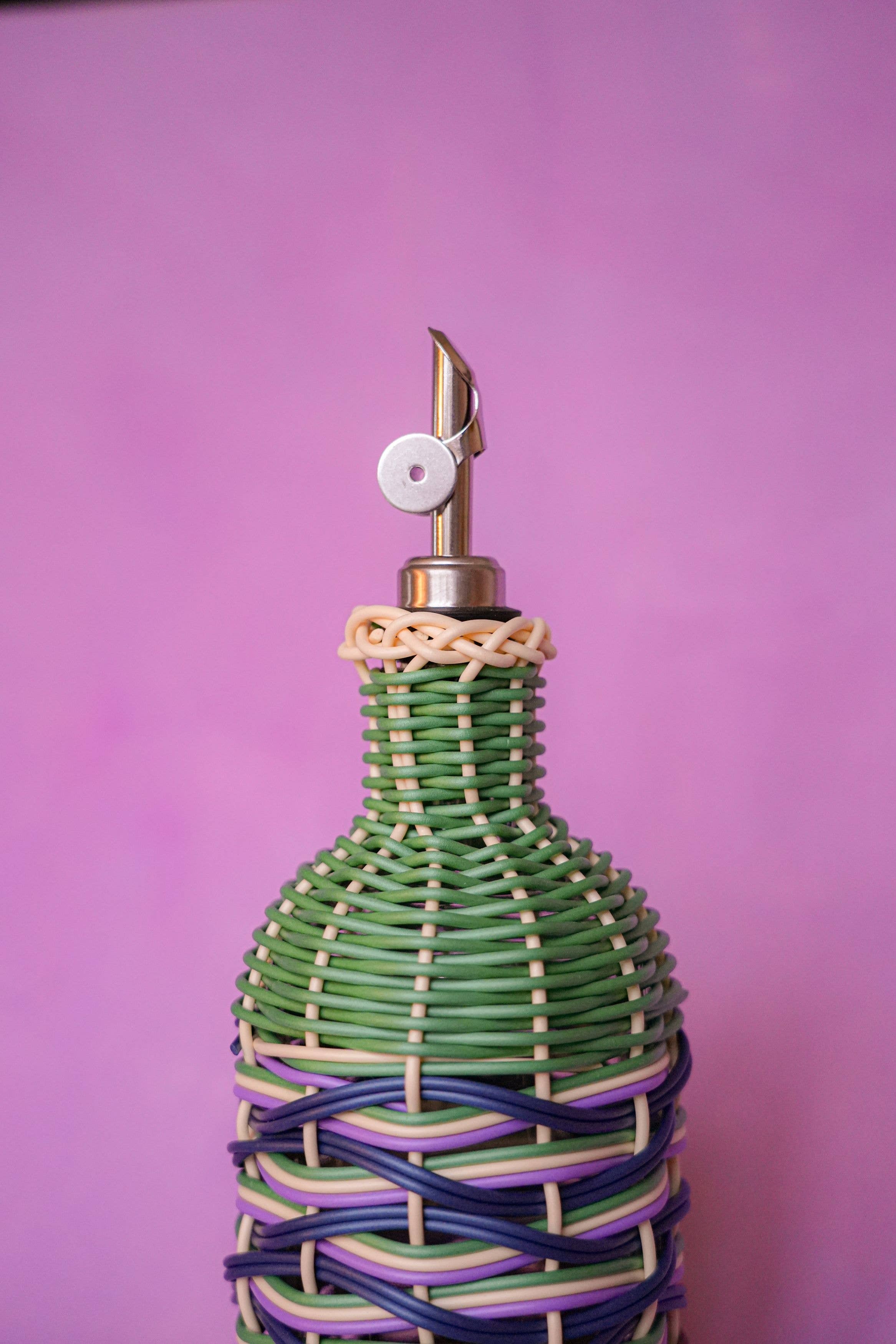 Huilier tissé Marron-vert - Image 3