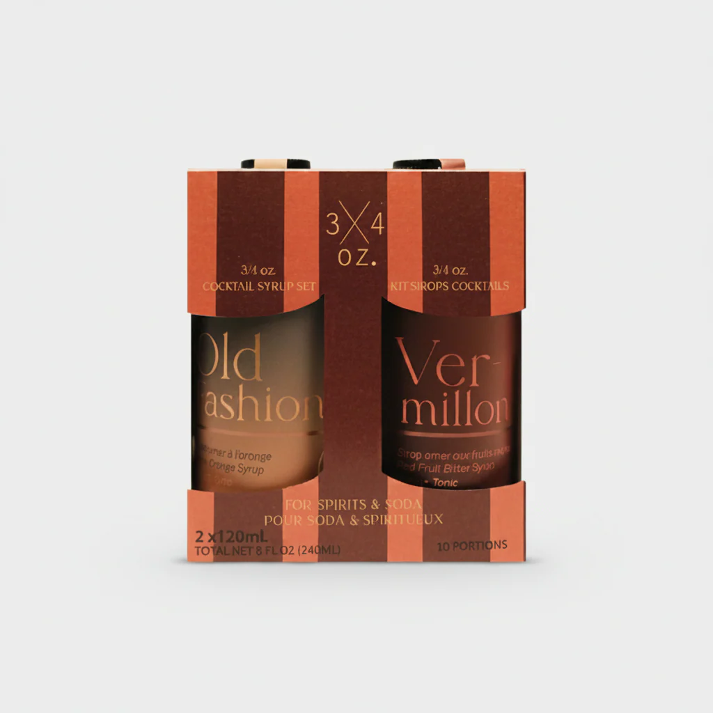 Kit sirops à cocktail ambré [2 bouteilles]