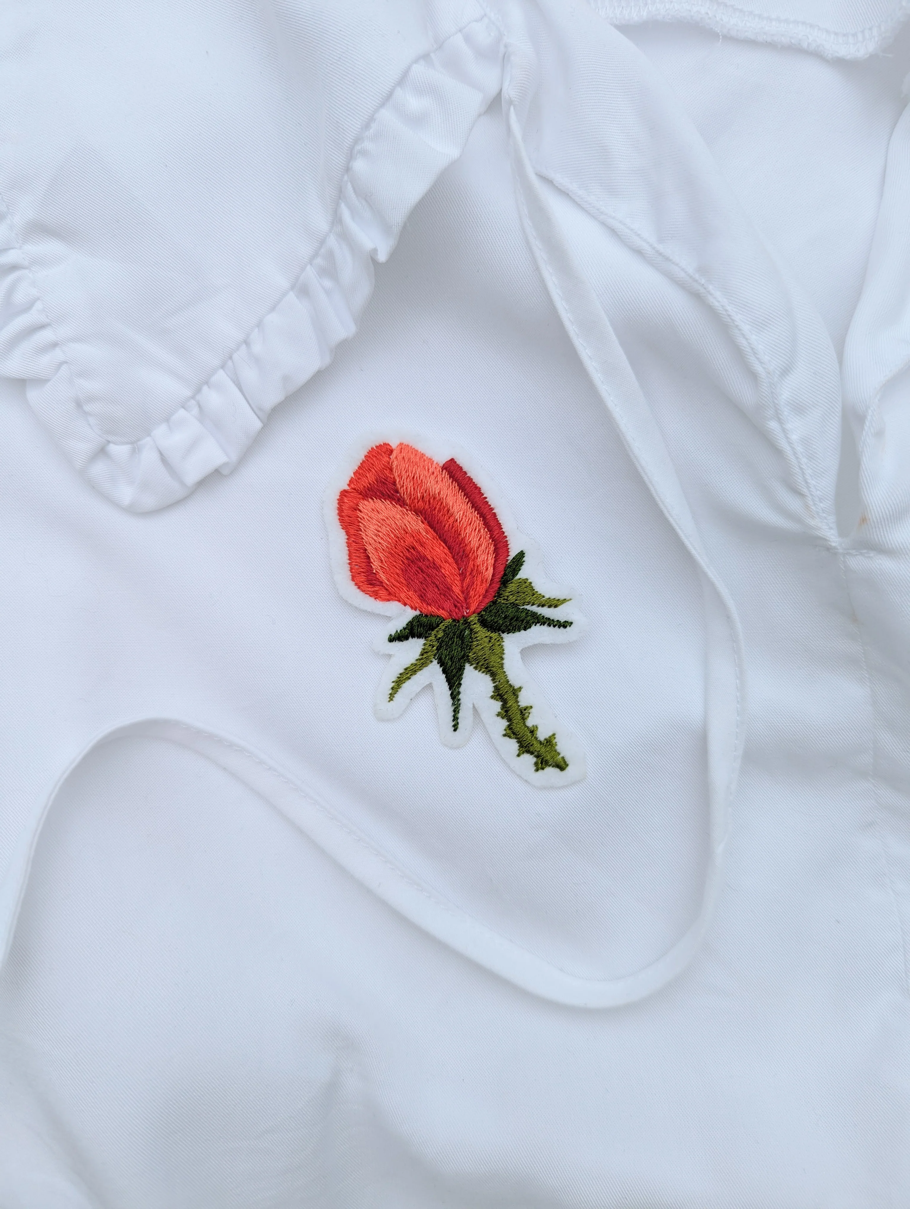 Patch blanche Rose - Image 2