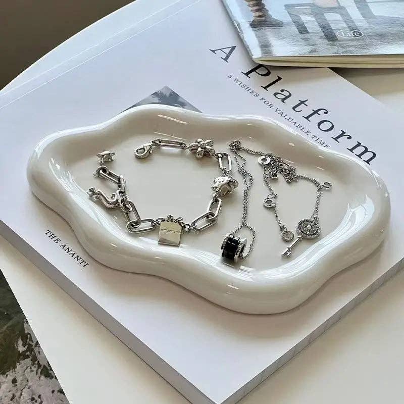 Vide-poche Cloud blanc