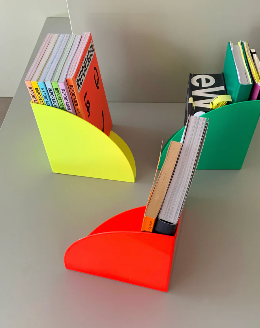Tablette d'angle rouge neon - Image 4