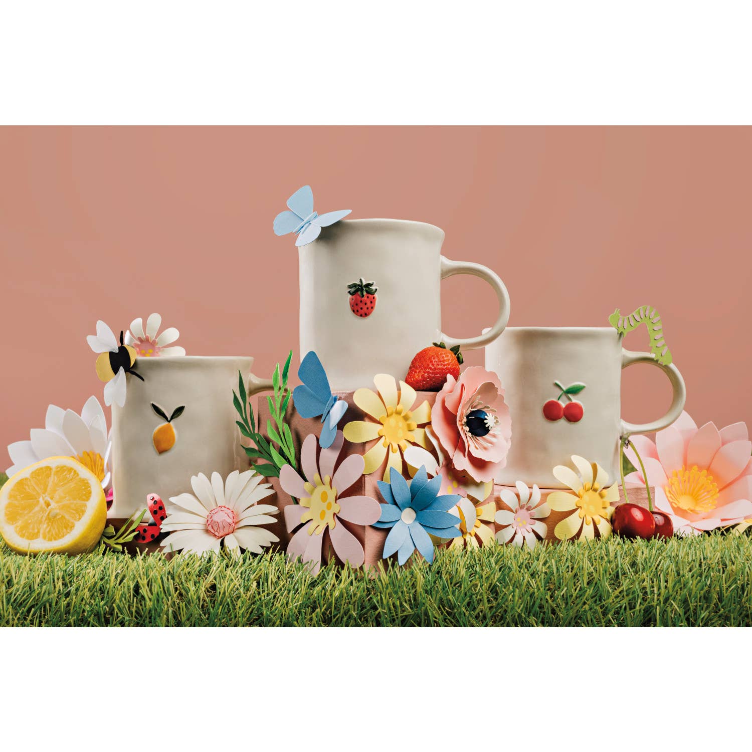 Tasse en relief Fraise - Image 2