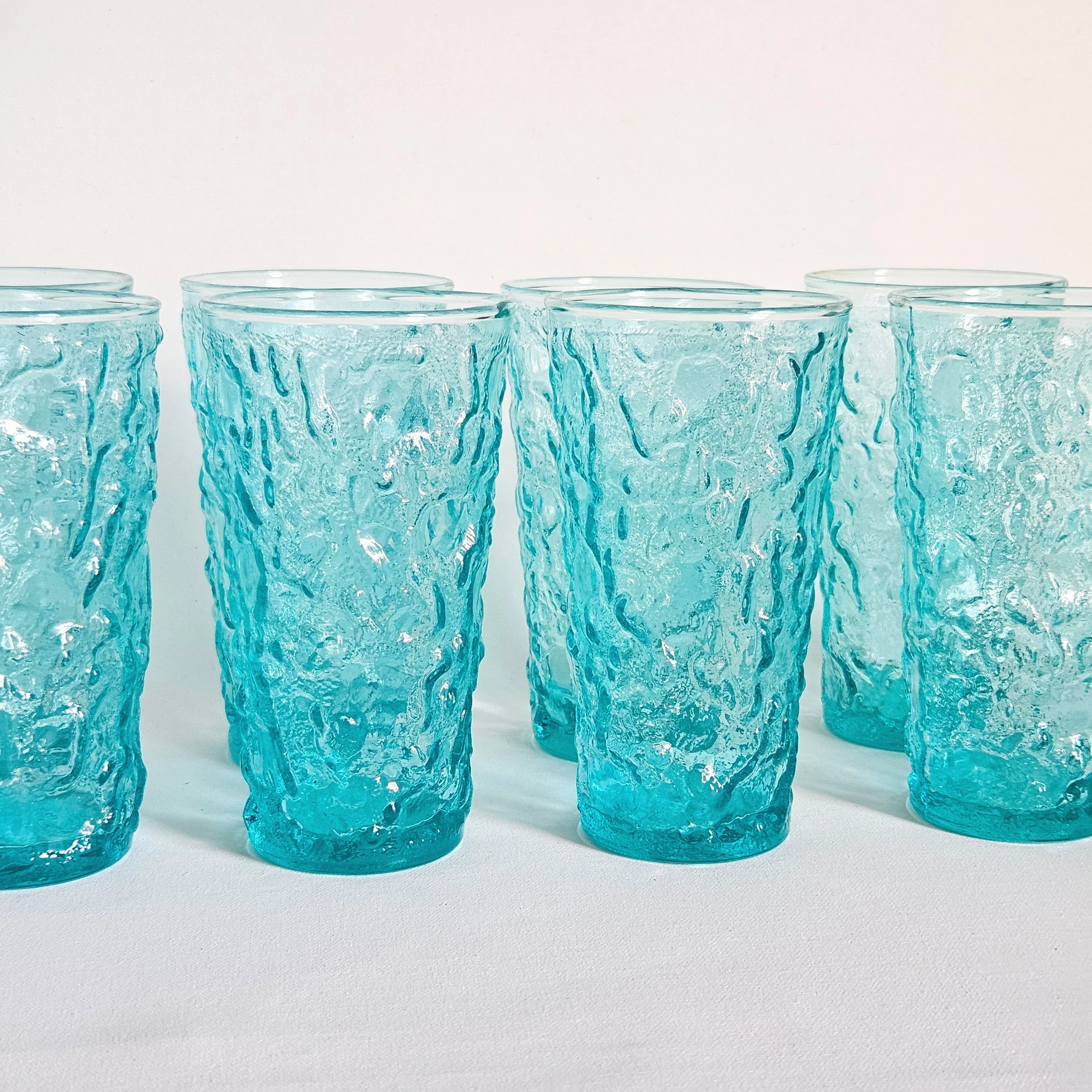 Duo de verres texturés Lido vintages, Anchor Hocking